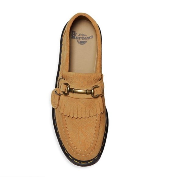 Dr. Martens ADRIAN SNAFFLE REPELLO EMBOSS SUEDE KILTIE LOAFERS MSRP$185 main image 5